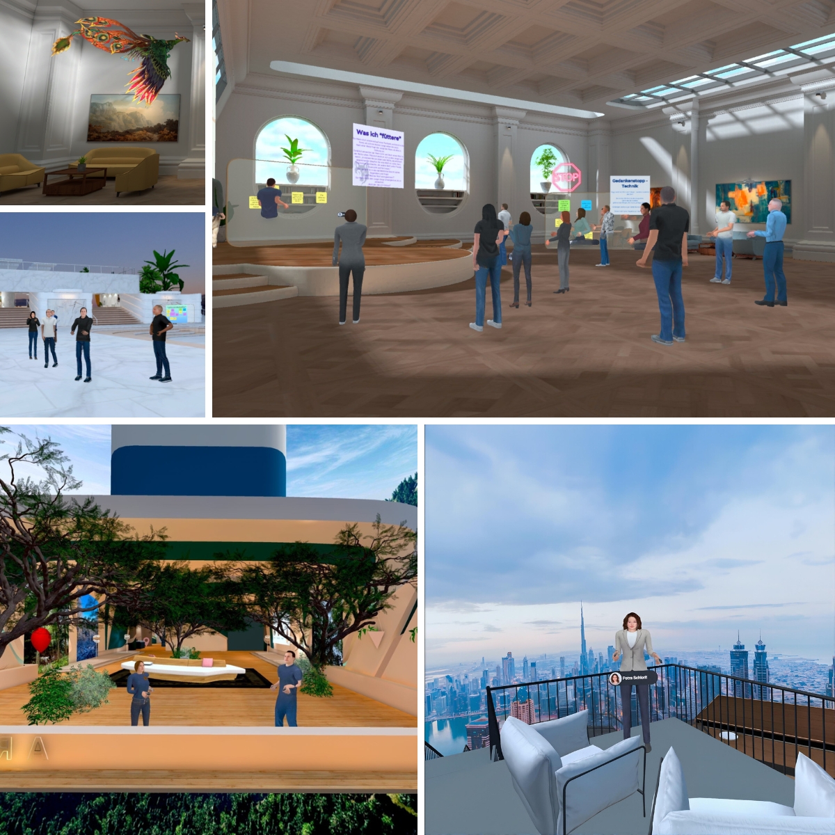 Seminar und Training im immersiven Raum mit Virtual Reality und Petra Isabel Schlerit - VR - Phoenix, Workshop, Beispiele